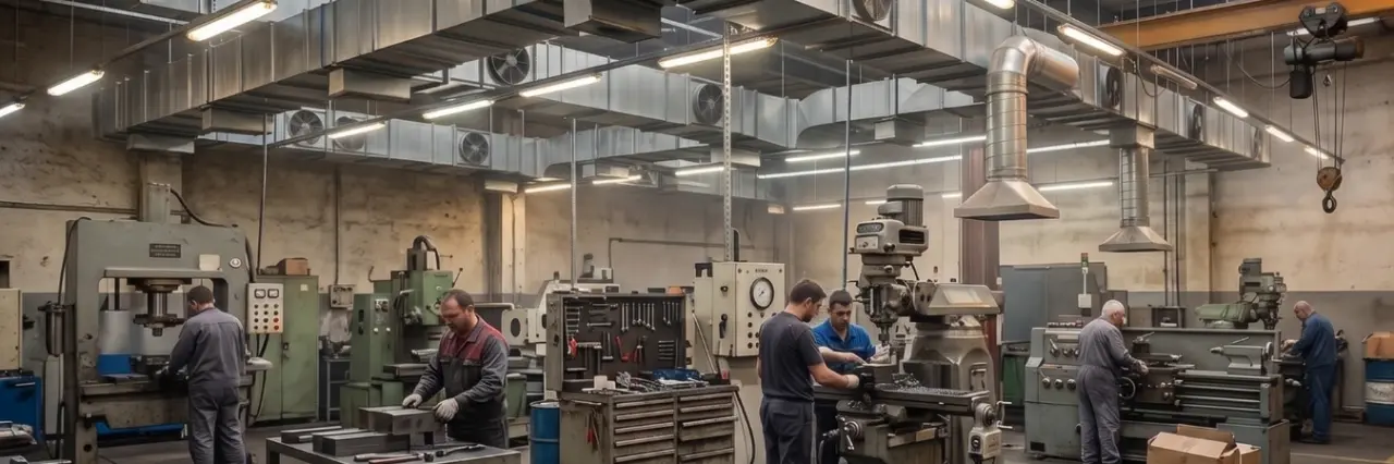 İş Sağlığı ve Güvenliği Standartlarına Uygun Fabrika Havalandırma Sistemleri
