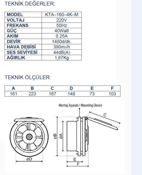 Ayas 16 cm Kapaklı Cam Aspiratörü