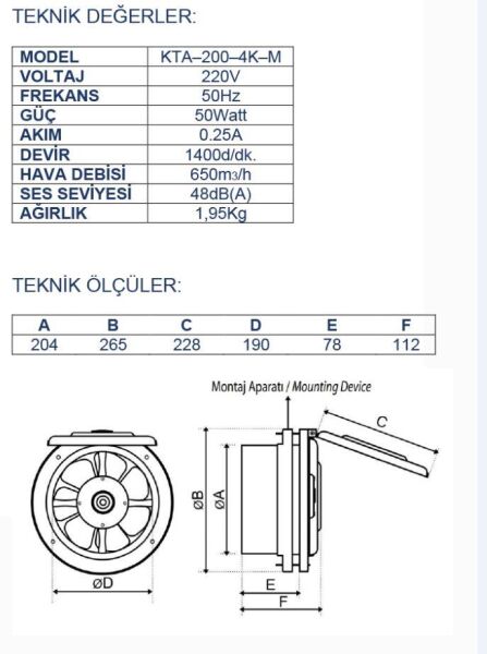 Ayas 20 cm Kapaklı Cam Aspiratörü