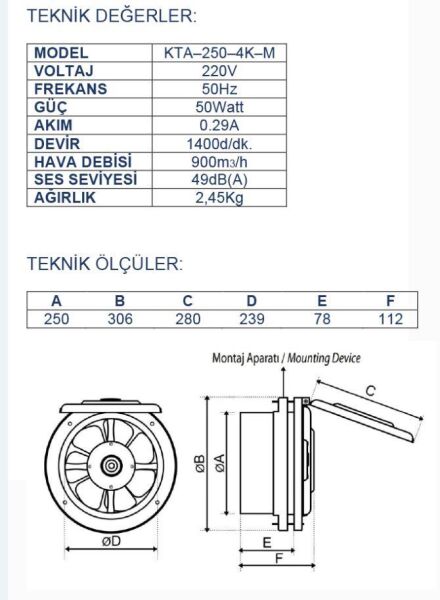 Ayas 25 cm Kapaklı Cam Aspiratörü