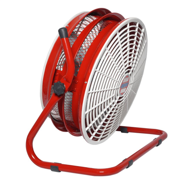 Ayas AKREP Retro Yer Tipi Sanayi Vantilatörü - Kırmızı