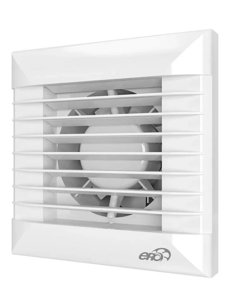100 mm (10 cm) Otomatik Panjurlu Banyo Fanı (EURO BEYAZ 4A)