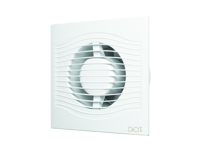 100 mm (10 cm) Klapeli İnce Banyo Fanı (SLIM BEYAZ 4C)