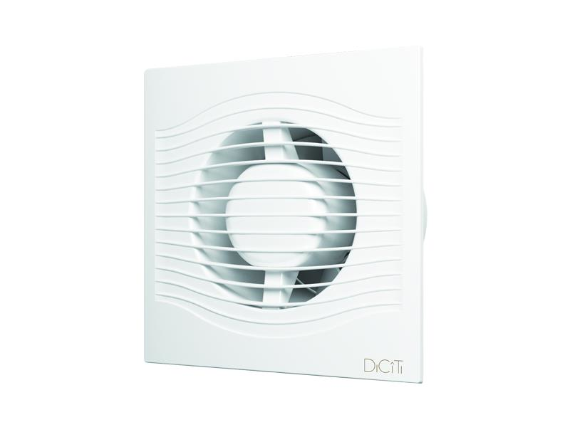 150 mm (15 cm) Klapeli İnce Banyo Fanı (SLIM BEYAZ 6C)
