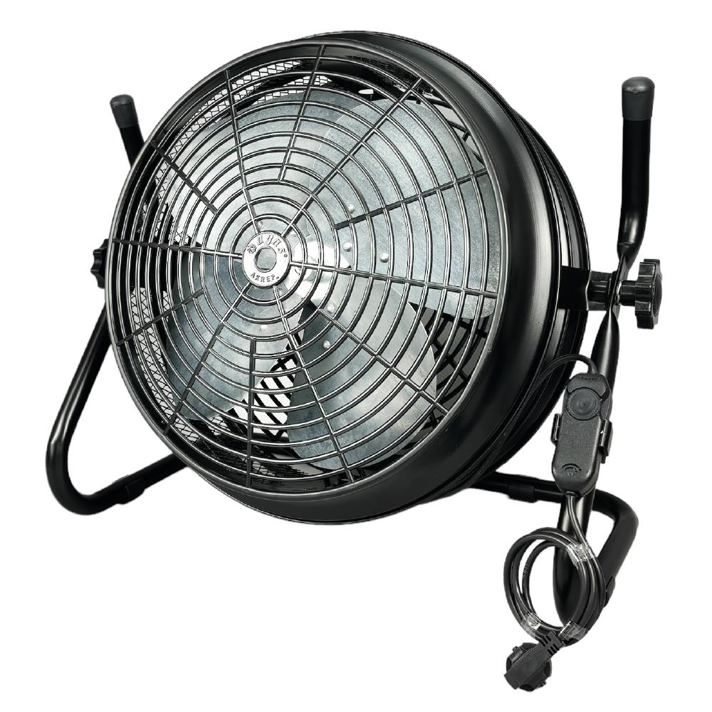 Ayas AKREP Retro Yer Tipi Sanayi Vantilatörü - Siyah/Siyah