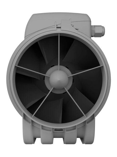 TYPHOON-125 (240-355 m³/h) Karma Akışlı Plastik Kanal Fanı