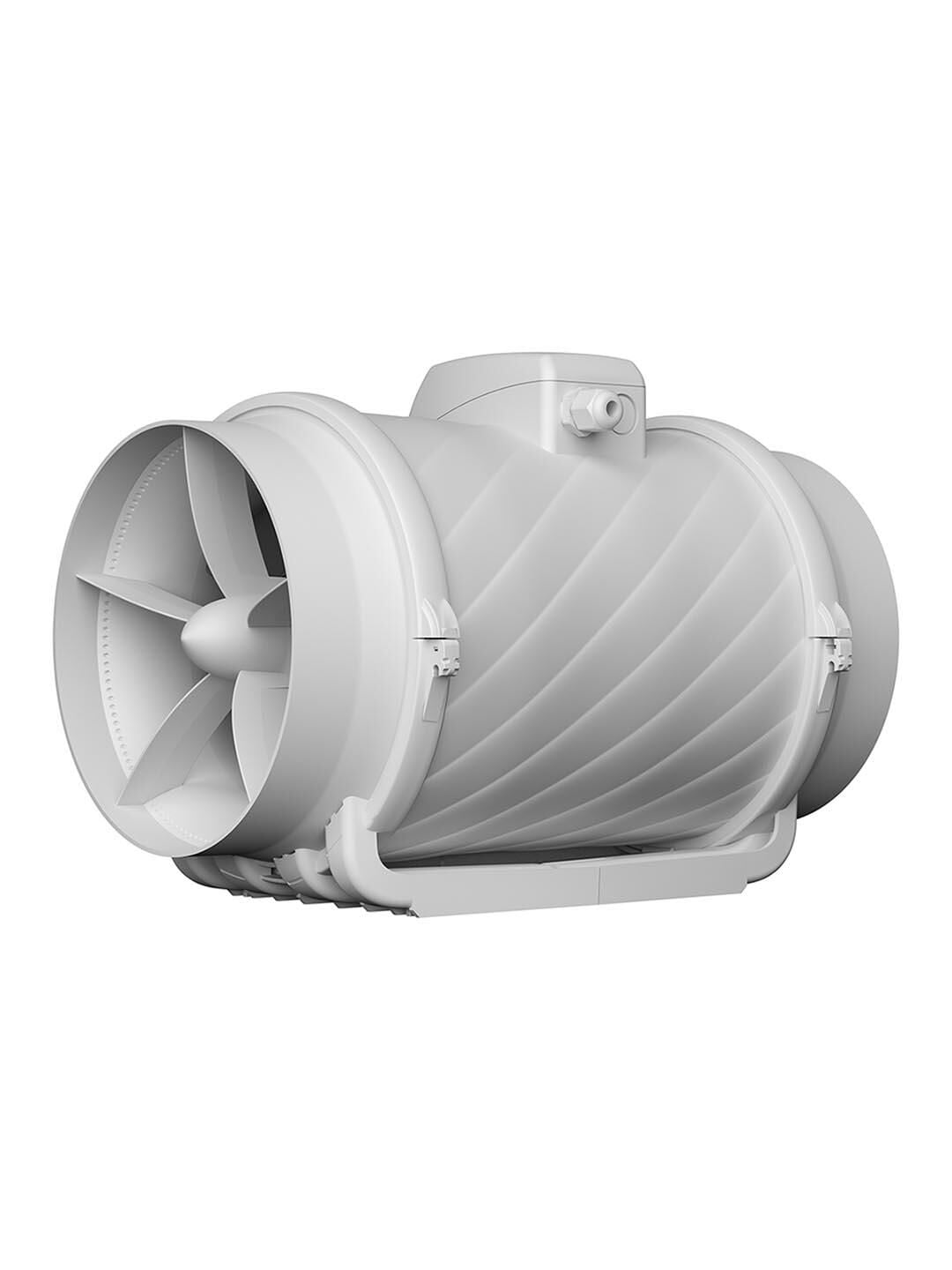 TYPHOON-200 (850-1100 m³/h) Karma Akışlı Plastik Kanal Fanı