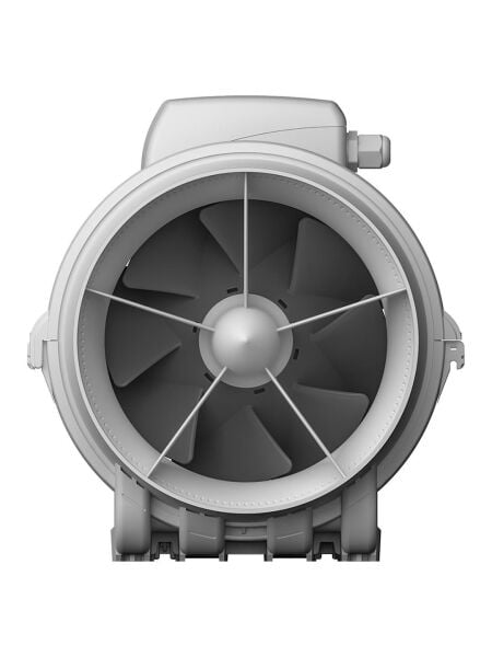 TYPHOON-200 (850-1100 m³/h) Karma Akışlı Plastik Kanal Fanı