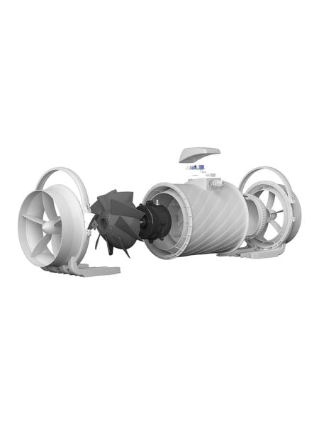 TYPHOON-200 (850-1100 m³/h) Karma Akışlı Plastik Kanal Fanı