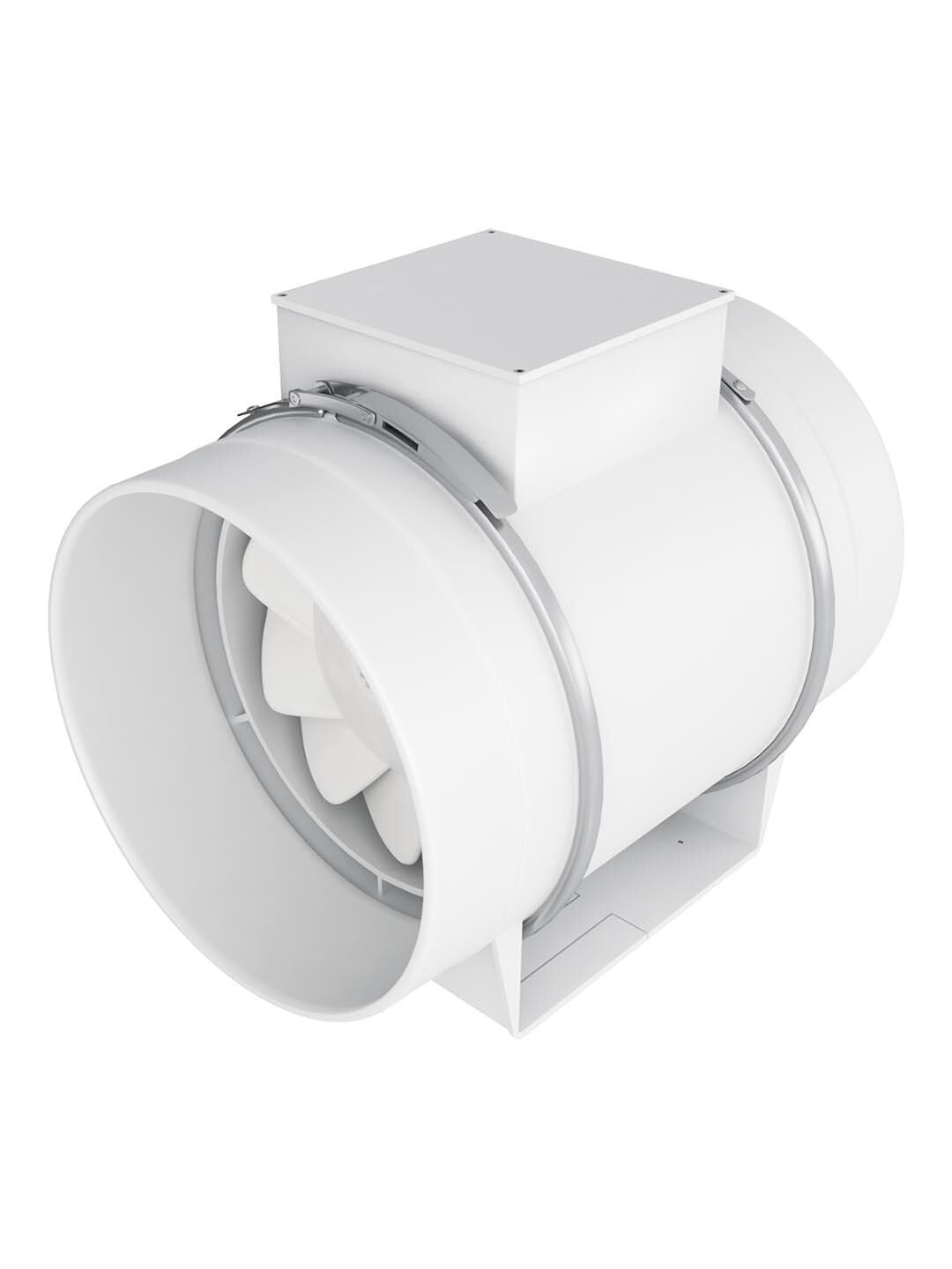 TYPHOON-315 (1650-2060 m³/h) Karma Akışlı Plastik Kanal Fanı