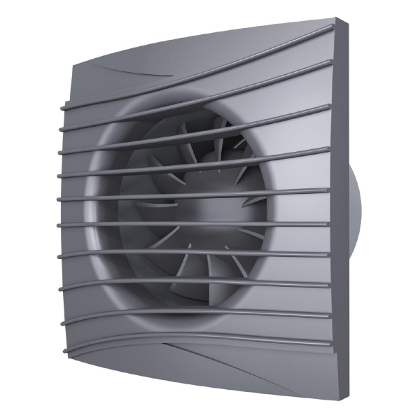 100 mm (10 cm) Sessiz Klapeli Banyo Fanı (SILENT DARK METAL 4C)