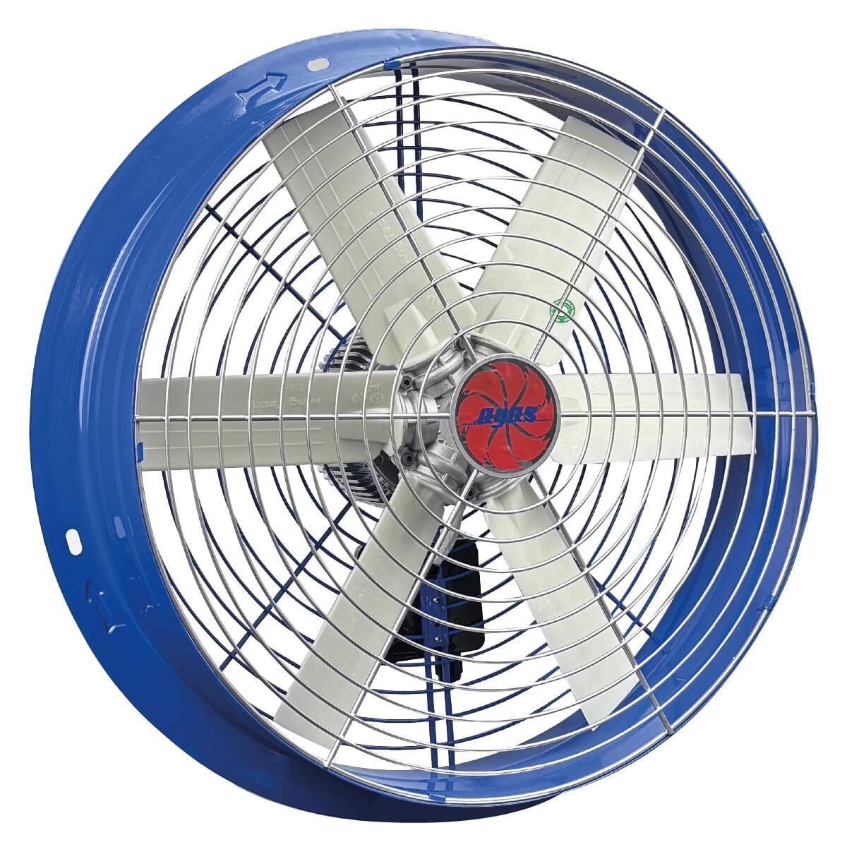 Ayas 70 cm Plastik Pervaneli Yuvarlak Kasalı 220 V Monofaze Aspiratör