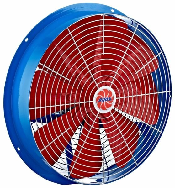Ayas 35 cm 7 Kanatlı Sanayi Tipi Aspiratör 380 Volt Trifaze
