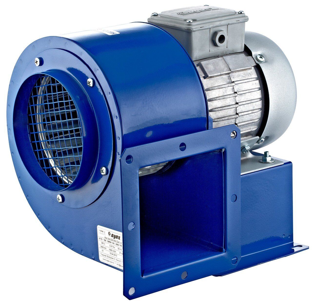 Ayas OBRA-140 Salyangoz Fan 2800 d/d 380 Volt Trifaze